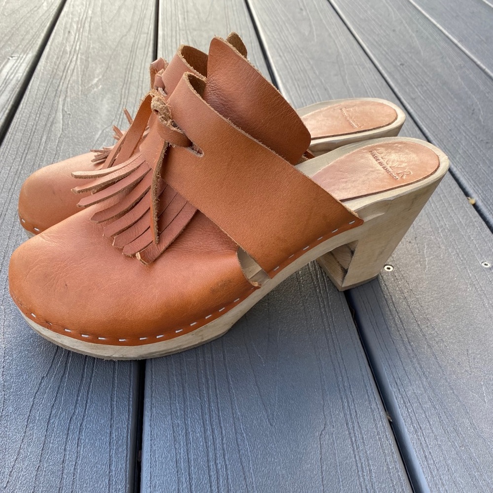 Bryr Wood Clog Heels